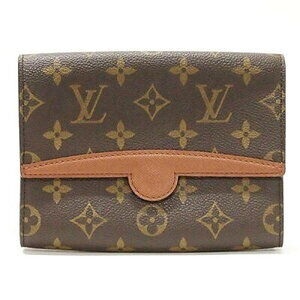 Louis Vuitton Arches Monogram Waist Pouch Clutch Bag Brown B